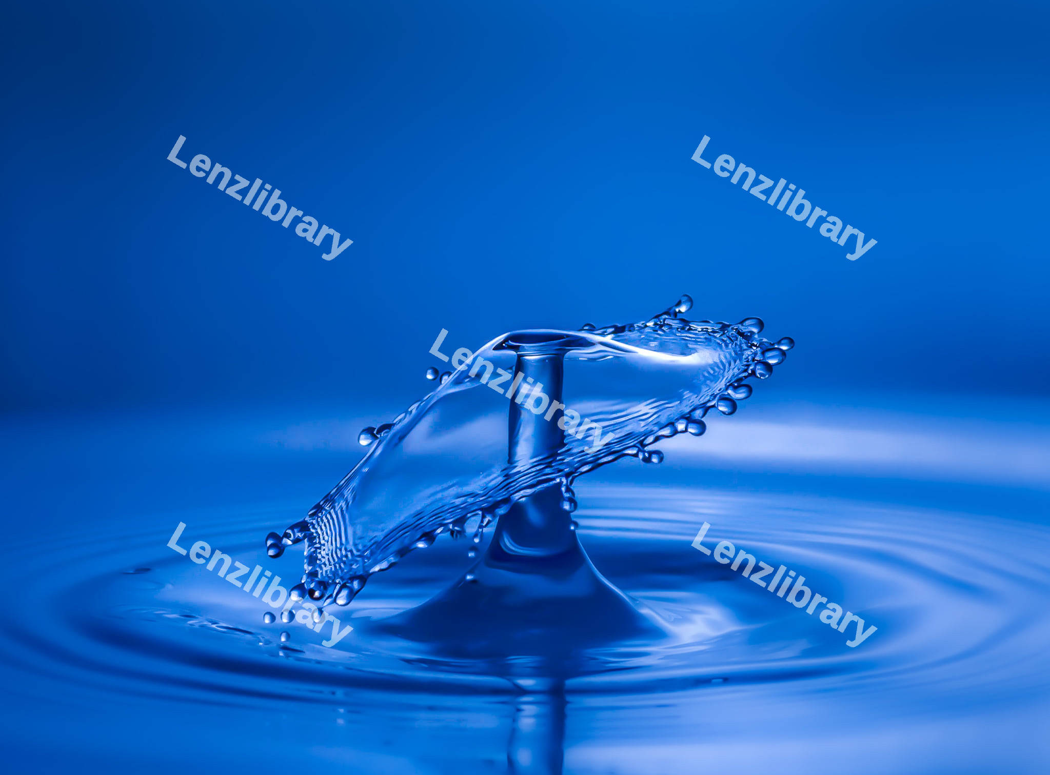 Blue Water Drop